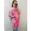 Tunika krátký rukáv dámská nadrozměr (XL/2XL/3XL ONE SIZE) ITALSKÁ MÓDA IM422397/DR