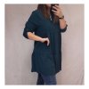 Šaty oversize volnočasové 3/4 rukáv dámské nadrozměr (XL/2XL ONE SIZE) ITALSKÁ MÓDA IMD22440/DR (Velikost XL/2XL, Barva béžová)