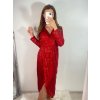 Šaty elegantní třpytivé flitrové dlouhý rukáv dámské (S/M ONE SIZE) ITALSKÁ MÓDA IMWGS223661/UL (Velikost S/M/L, Barva béžová)