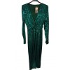 Šaty elegantní třpytivé flitrové dlouhý rukáv dámské (S/M ONE SIZE) ITALSKÁ MÓDA IMWGS223661/UL (Velikost S/M/L, Barva béžová)