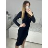 Šaty elegantní třpytivé dlouhý rukáv dámské (S/M ONE SIZE) ITALSKá MóDA IMM22hg4993/DU
