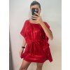 Šaty motýlkové elegantní třpytivé s flitry dlouhý rukáv dámský (S/M ONE SIZE) ITALSKÁ MÓDA IMM22EL5203/DU (Velikost S/M/L, Barva Černá)