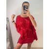 Šaty motýlkové elegantní třpytivé s flitry dlouhý rukáv dámský (S/M ONE SIZE) ITALSKÁ MÓDA IMM22EL5203/DU (Velikost S/M/L, Barva Černá)