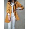 Bunda/Kabát dlouhý rukáv dámská (L/XL ONE SIZE) ITALSKÁ MODA IM4211321/DR (Velikost S/M/L, Barva béžová)