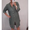 Šaty košilové 3/4 rukáv dámské ( XL / 3XL ONE SIZE) ITALSKá MóDA IM721PAOLO/DR
