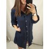 Šaty košilové 3/4 rukáv dámské ( XL / 3XL ONE SIZE) ITALSKá MóDA IM721PAOLO/DR