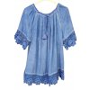 Tunika/halenka letní carmen dámské (S/M/L ONE SIZE) ITALSKÁ MÓDA IMWL22CARMEN/DR