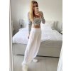 Kalhoty aladinky harémky dlouhé dámské (M/L ONE SIZE) ITALSKÁ MÓDA IMD22212/DR (Velikost M/L, Barva tmavě modrá)