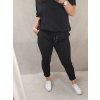 Kalhoty strečové dlouhé dámské (XL/2XL ONE SIZE) ITALSKá MODA IM422198LH (Velikost XL/2XL, Barva béžová)
