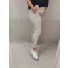 Kalhoty strečové dlouhé dámské (XL/2XL ONE SIZE) ITALSKá MODA IM422198LH (Velikost XL/2XL, Barva béžová)