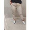 Kalhoty strečové dlouhé dámské (XL/2XL ONE SIZE) ITALSKá MODA IM422198LH (Velikost XL/2XL, Barva béžová)