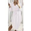 Šaty košilové dlouhý rukáv dámské (S/M/L ONE SIZE) ITALSKÁ MÓDA IMWB22192/DR