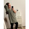 Tunika 3/4 rukáv dámská (XL/2XL ONE SIZE) ITALSKá MóDA IM322STELA/DR