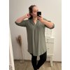 Tunika 3/4 rukáv dámská (XL/2XL ONE SIZE) ITALSKá MóDA IM322STELA/DR