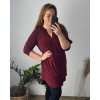Tunika 3/4 rukáv dámská (XL/2XL ONE SIZE) ITALSKá MóDA IM322STELA/DR