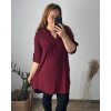 Tunika 3/4 rukáv dámská (XL/2XL ONE SIZE) ITALSKá MóDA IM322STELA/DR