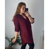 Tunika 3/4 rukáv dámská (XL/2XL ONE SIZE) ITALSKá MóDA IM322STELA/DR