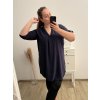 Tunika 3/4 rukáv dámská (XL/2XL ONE SIZE) ITALSKá MóDA IM322STELA/DR