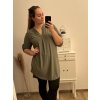Tunika 3/4 rukáv dámská (XL/2XL ONE SIZE) ITALSKá MóDA IM322STELA/DR