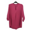 Tunika košilová dlouhý rukáv dámská nadrozměr (XL/2XL ONE SIZE) ITALSKÁ MÓDA IMD221065/DU