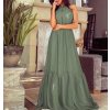 Šaty dlouhé na ramínka letní dámské (uni s / m) Italská MODA IMT19575/DR