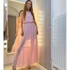 Šaty dlouhé na ramínka letní dámské (uni s / m) Italská MODA IMT19575/DR