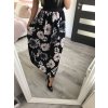 Sukně dlouhá obrázková dámská (S/M ONE SIZE) ITALSKÁ MÓDA IMM22257/DR (Velikost S/M/L, Barva Černá)