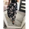 Sukně dlouhá obrázková dámská (S/M ONE SIZE) ITALSKÁ MÓDA IMM22257/DR (Velikost S/M/L, Barva Černá)