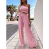 Souprava letní elegantní top a kalhoty dámská (M/L ONE SIZE) ITALSKÁ MÓDA IMD22428