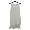 Šaty šifonové bez rukávů dámské (S/M/L ONE SIZE) ITALSKÁ MÓDA IMD22494/DR (Velikost M/L, Barva tmavě tyrkysová)