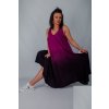 Šaty dlouhé letní bez rukávu dámské (S/M/L/XL/2XL ONE SIZE) ITALSKÁ MÓDA IMLI22007 (Velikost XL/2XL, Barva fialová)