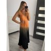 Šaty dlouhé letní bez rukávu dámské (S/M/L/XL/2XL ONE SIZE) ITALSKÁ MÓDA IMLI22007 (Velikost XL/2XL, Barva fialová)