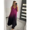 Šaty dlouhé letní bez rukávu dámské (S/M/L/XL/2XL ONE SIZE) ITALSKÁ MÓDA IMLI22007 (Velikost XL/2XL, Barva fialová)