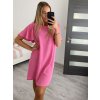 Šaty letní krátký rukáv dámské (S/L ONE SIZE) ITALSKÁ MÓDA IMWOP22OP028/DR (Velikost M/L, Barva béžová)