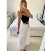 Sukně dlouhá dámská LEILA (S/M/L ONE SIZE) ITALSKÁ MÓDA IM722063/DUR (Velikost S/M/L, Barva béžová)