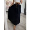 Sukně dlouhá dámská LEILA (S/M/L ONE SIZE) ITALSKÁ MÓDA IM722063/DUR (Velikost S/M/L, Barva béžová)