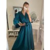 Šaty letní dlouhé krátký rukáv dámské (S/M ONE SIZE) ITALSKÁ MÓDA IMPLM22289900085/DR