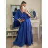 Šaty letní dlouhé krátký rukáv dámské (S/M ONE SIZE) ITALSKÁ MÓDA IMPLM22289900085/DR