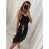 Šaty letní šifonové na ramínka dámské (S/M ONE SIZE) ITALSKÁ MÓDA IMPSH229170/DR