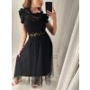 Sukně dlouhá tylová dámská (S/M ONE SIZE) ITALSKÁ MÓDA IMWE222302/DR (Velikost S/M/L, Barva Černá)