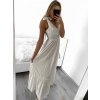 Šaty dlouhé bez rukávu dámské (S/M ONE SIZE) ITALSKÁ MÓDA IMWG221435/DR