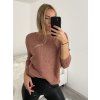 Svetr pletený dlouhý netopýří rukáv dámský (UNI S-L) TURECKÁ MÓDA TM922STAR/DR (Velikost M/L, Barva béžová)