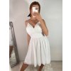 Šaty šifonové elegantní krátké na ramínka dámské (S/M ONE SIZE) ITALSKá MóDA IM922BONA/DR (Velikost S/M/L, Barva zelená)