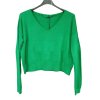 Svetr dlouhý rukáv dámské (S/M ONE SIZE) ITALSKÁ MÓDA IMPBB22Z9083-2/DR (Velikost S/M/L, Barva Černá)