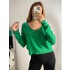 Svetr dlouhý rukáv dámské (S/M ONE SIZE) ITALSKÁ MÓDA IMPBB22Z9083-2/DR (Velikost S/M/L, Barva Černá)