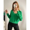 Svetr dlouhý rukáv dámské (S/M ONE SIZE) ITALSKÁ MÓDA IMPBB22Z9083-2/DR (Velikost S/M/L, Barva Černá)