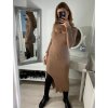 Šaty úpletové dlouhý rukáv dámské (S/M ONE SIZE) ITALSKÁ MÓDA IMWAA223333/DR (Velikost S/M/L, Barva Černá)