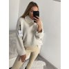 Svetr úpletový oversize s rolákem dlouhý rukáv dámský (S/M/L ONE SIZE) ITALSKá MóDA IM4221262/DR
