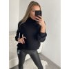 Svetr úpletový oversize s rolákem dlouhý rukáv dámský (S/M/L ONE SIZE) ITALSKá MóDA IM4221262/DR