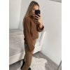 Svetr úpletový oversize s rolákem dlouhý rukáv dámský (S/M/L ONE SIZE) ITALSKá MóDA IM4221262/DR